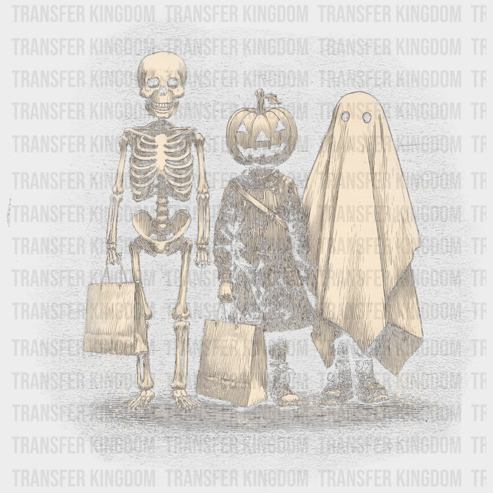 Skeleton, Girl, Ghost - Skeleton DTF Transfers