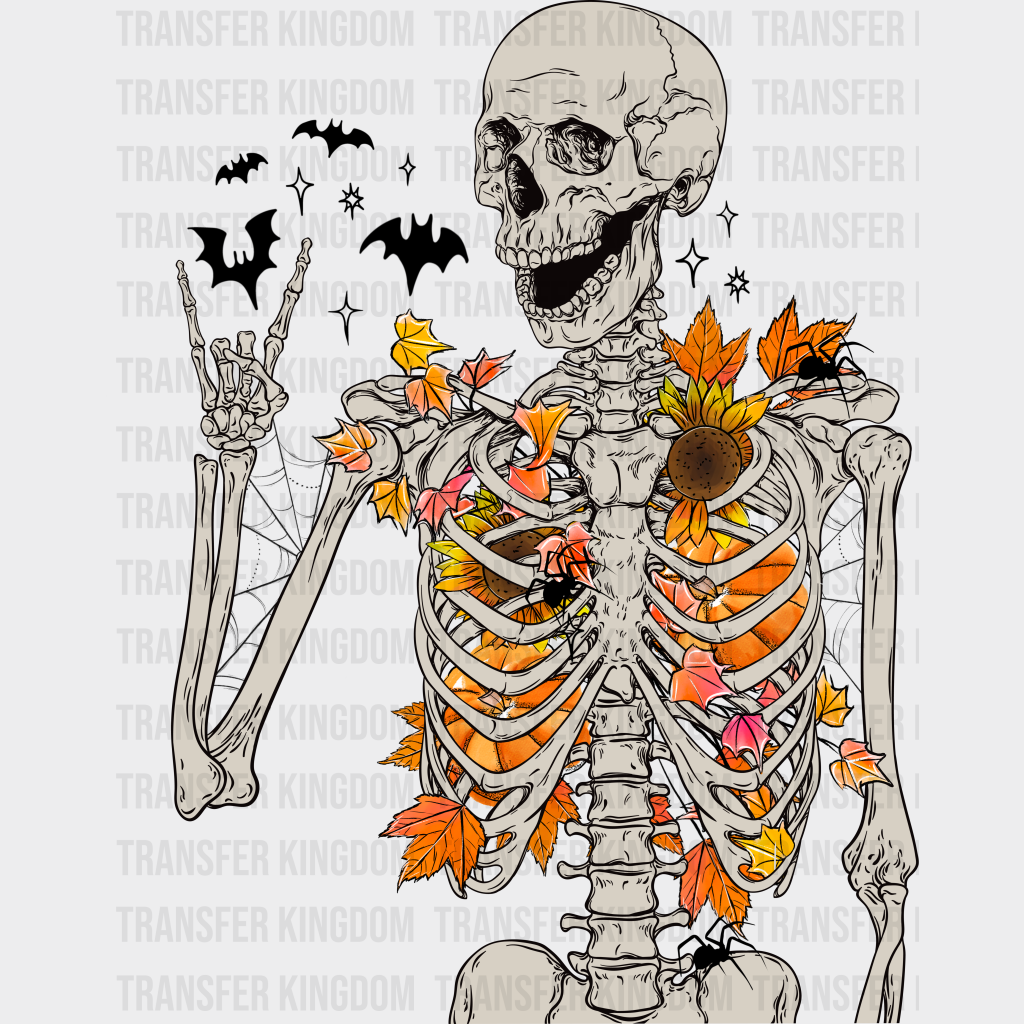 Skeleton - Halloween Dtf Heat Transfer