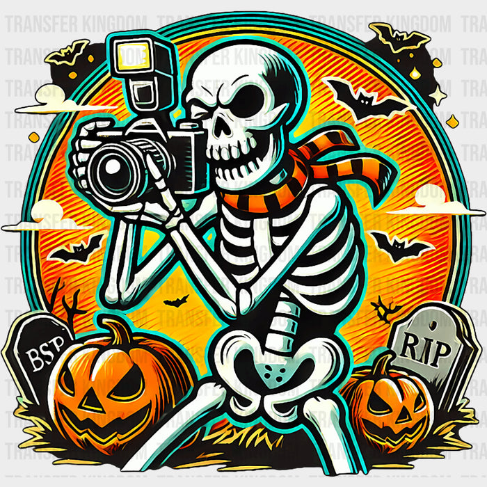 Skeleton Photographer - Photography DTF Transfers