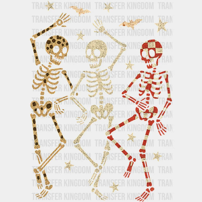 Skeletons Dancing - Halloween DTF Transfer