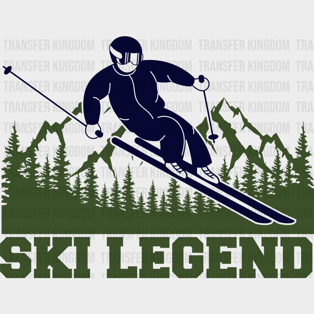 Ski Legend - Skiing Dtf Heat Transfer