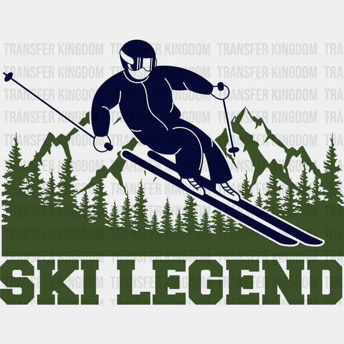 Ski Legend - Skiing DTF Heat Transfer