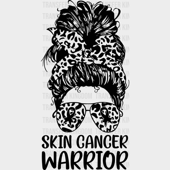 Skin Cancer Warrior Girl - Melanoma DTF Transfers