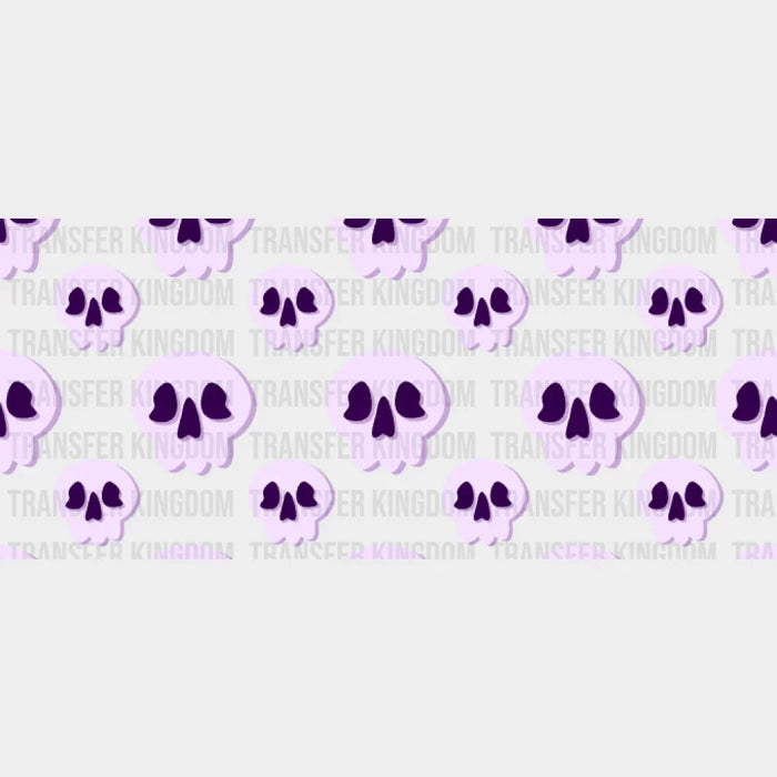 Skulls UV DTF Transfer Cup Wrap UV DTF Sticker