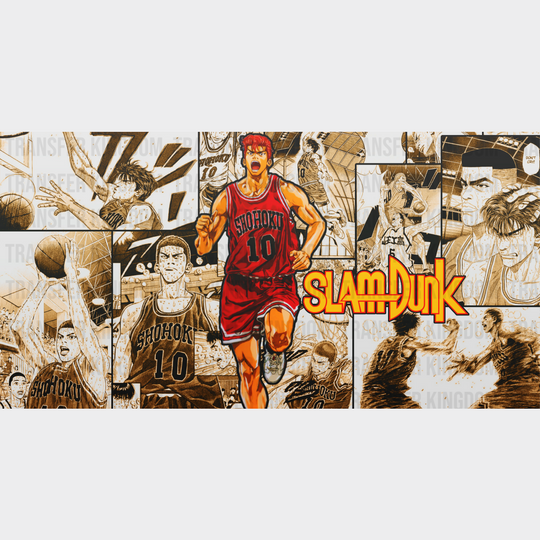 Slam Dunk Sakuragi Hanamichi - Anime Cup Wrap Uv Sticker Permanent Dtf Decal