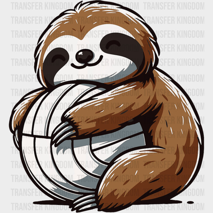 Sloth & Volleyball - Volleyball DTF Transfers