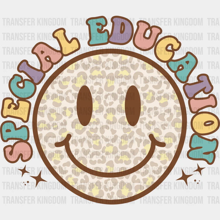 Smiley Face Special Education Design - Special ED DTF heat transfer