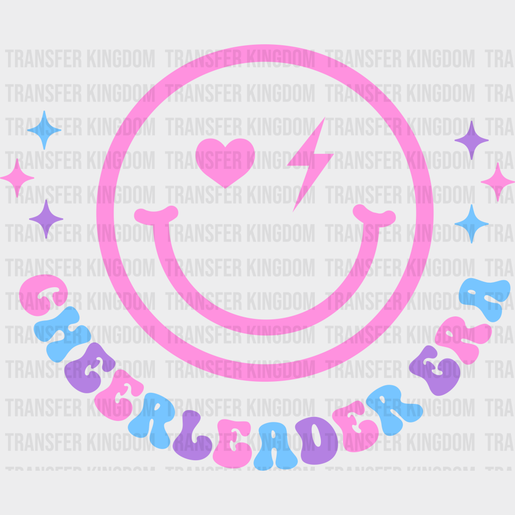 Smiley Cheerleader Era - Dtf Heat Transfer