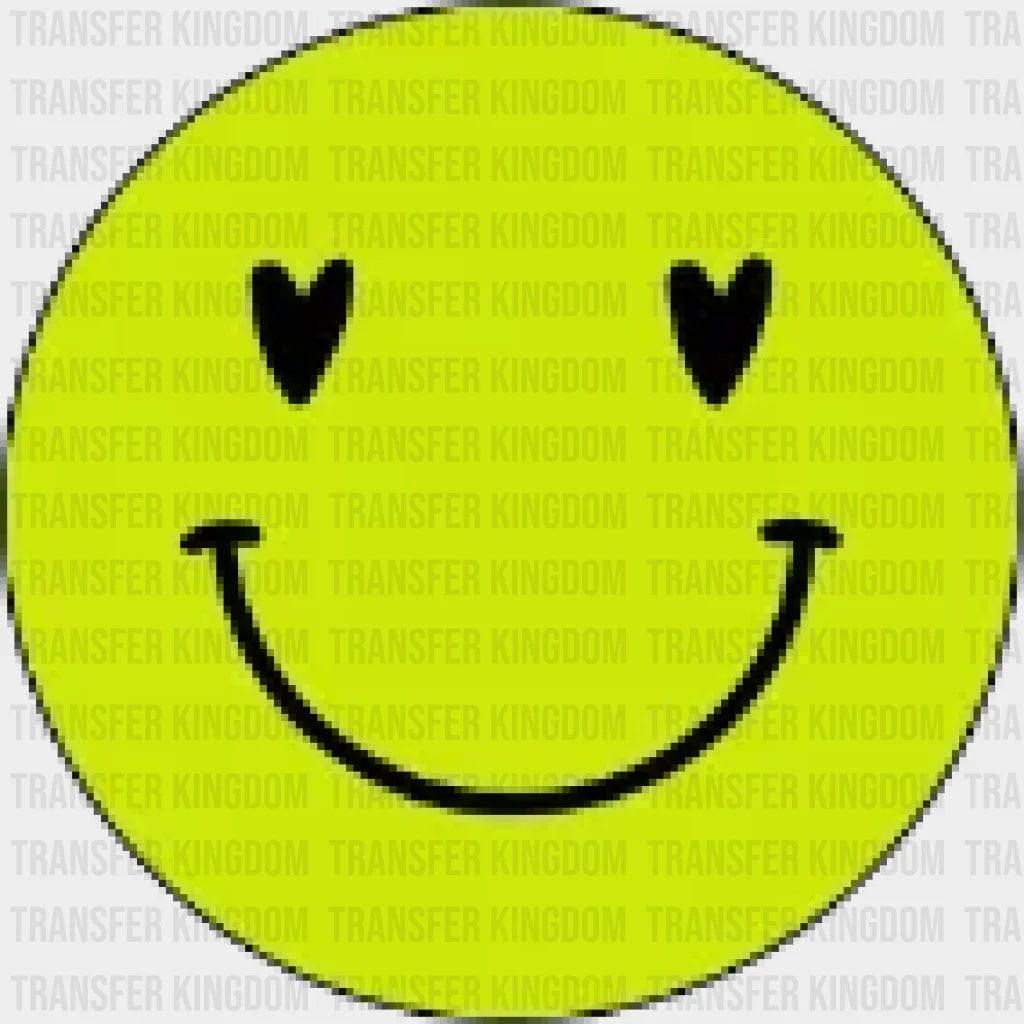 Smiley Face - Retro Summer Good Vibes Aesthetic Design Dtf Heat Transfer