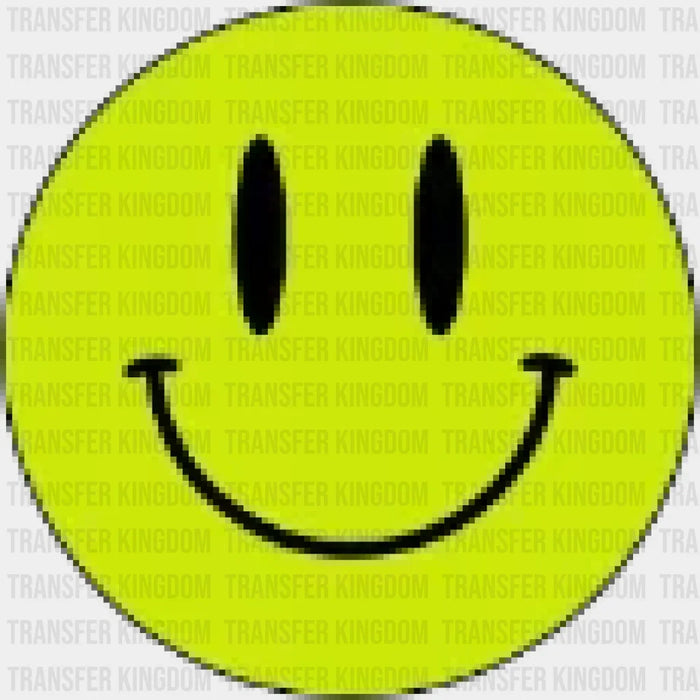 Smiley Face - Retro Summer - Good Vibes - Retro Smiley - Aesthetic Retro Design - DTF heat transfer
