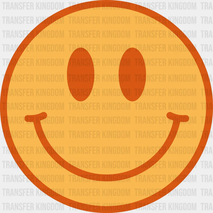 Smiley Face Retro Summer Aesthetic Retro Design - Good Vibes DTF heat transfer