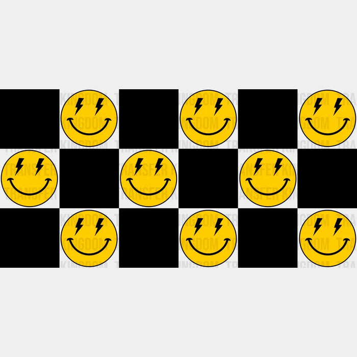 Smiley Faces UV DTF Transfer Cup Wrap UV DTF Sticker
