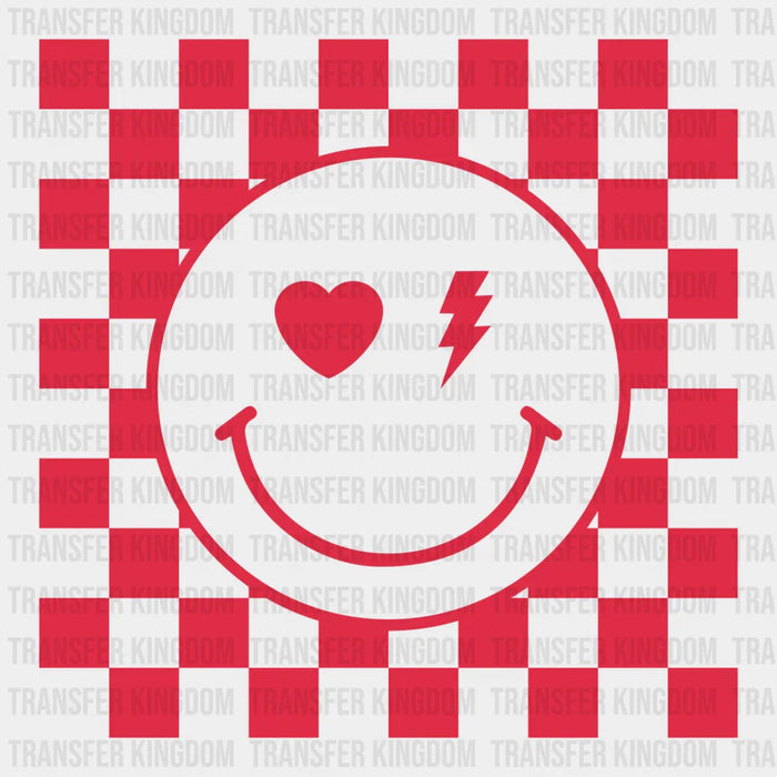 SMILEY LOVE FACE - DTF heat transfer
