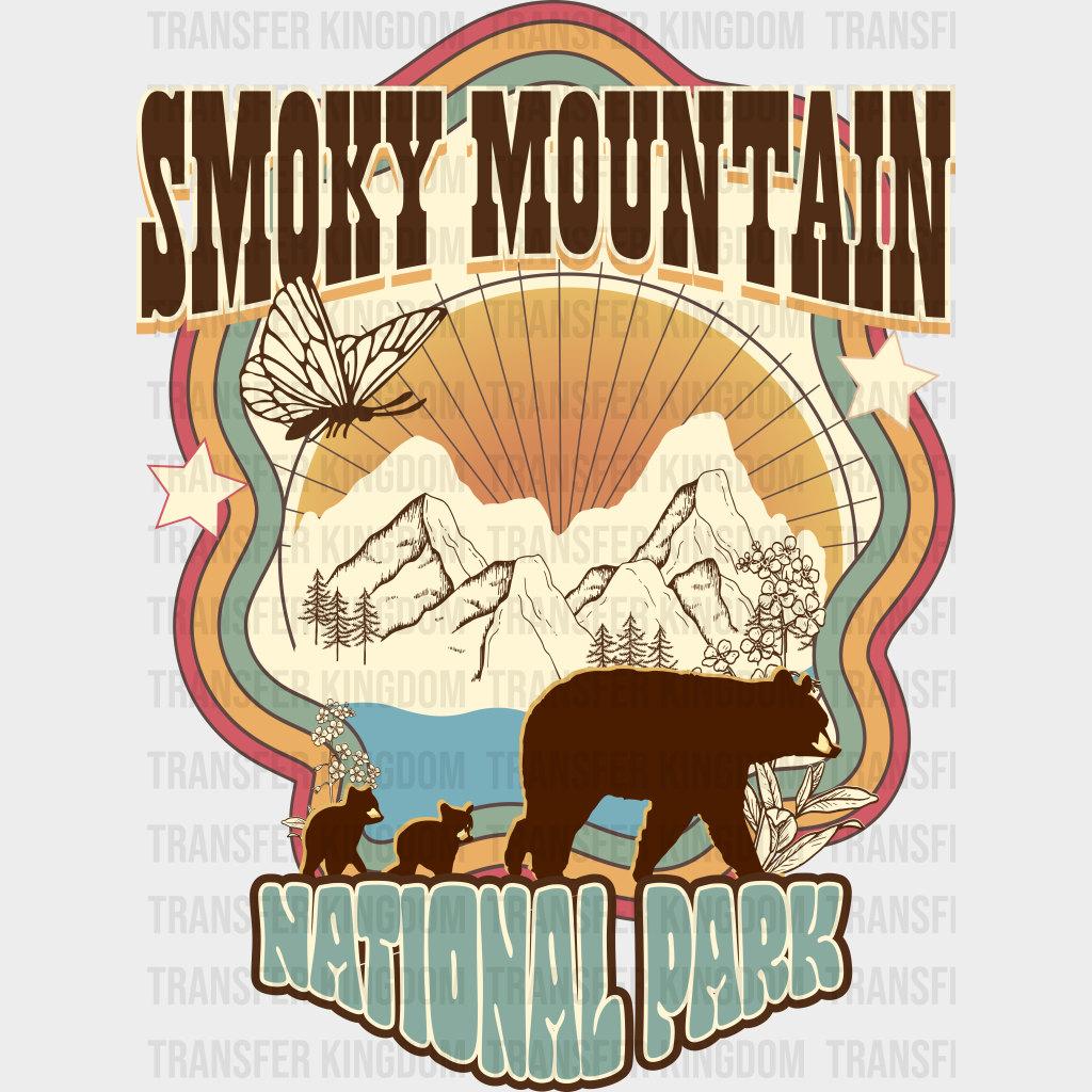 Smoky Mountain National Park Design - Parks Dtf Transfers