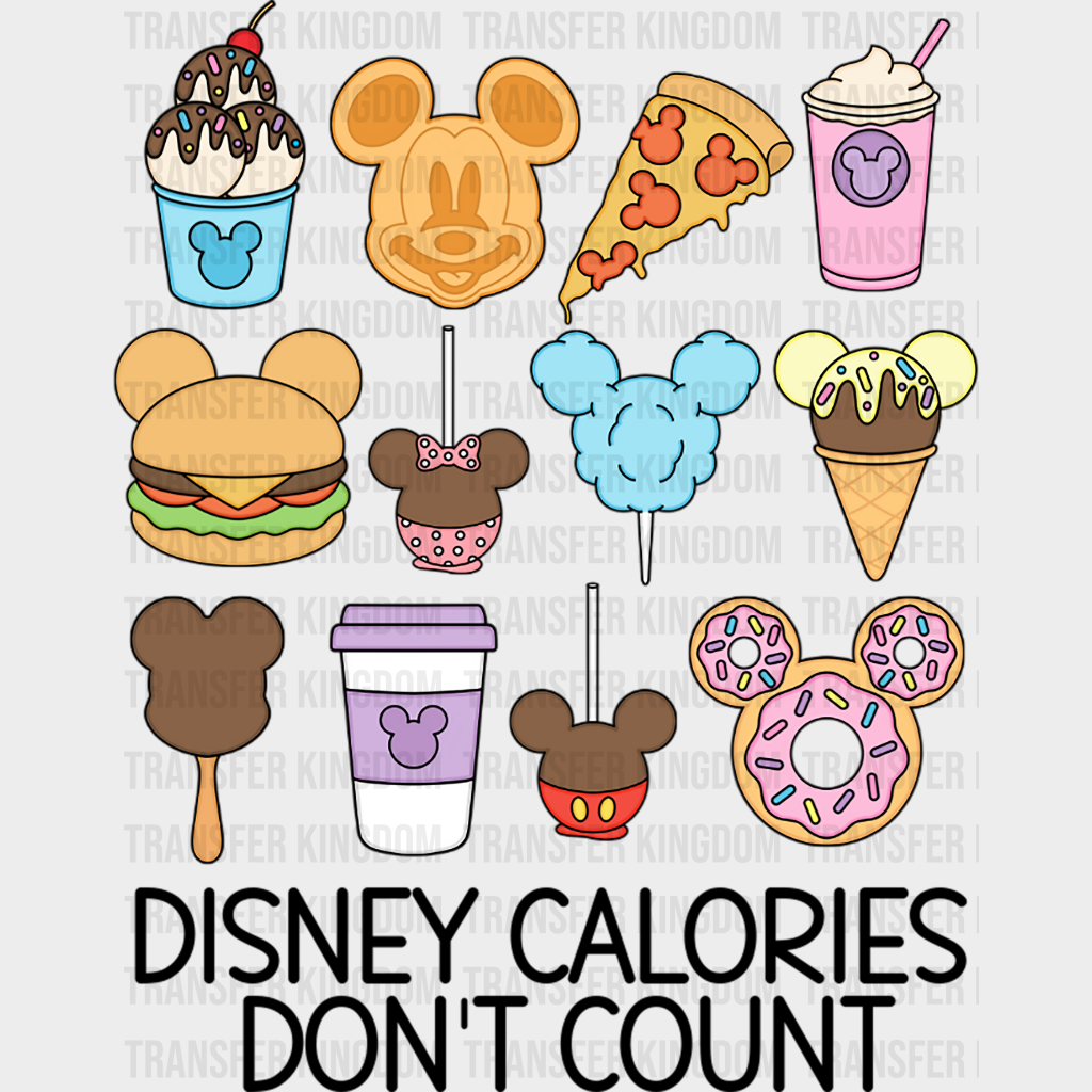 Snacks Disney Calories Don’t Count Dtf Transfer