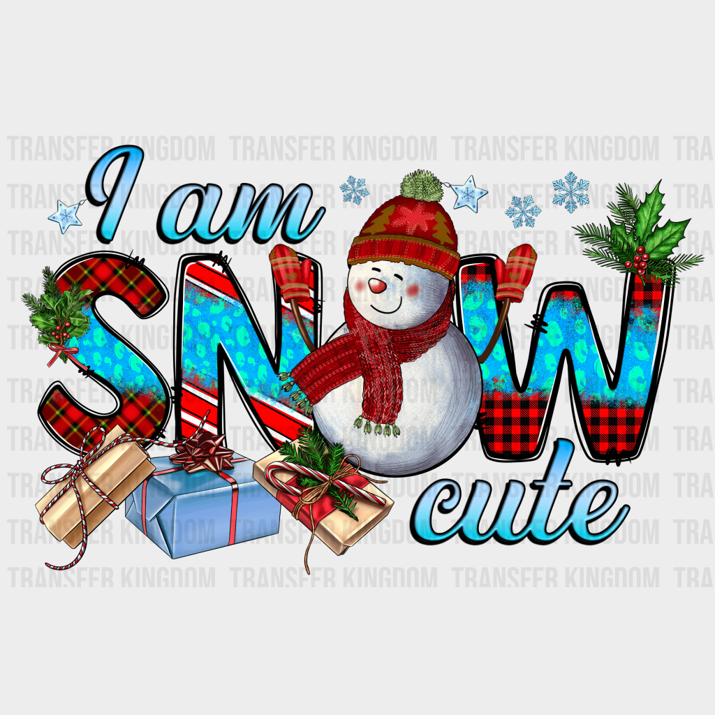 Snow Cute Christmas Design - Dtf Heat Transfer