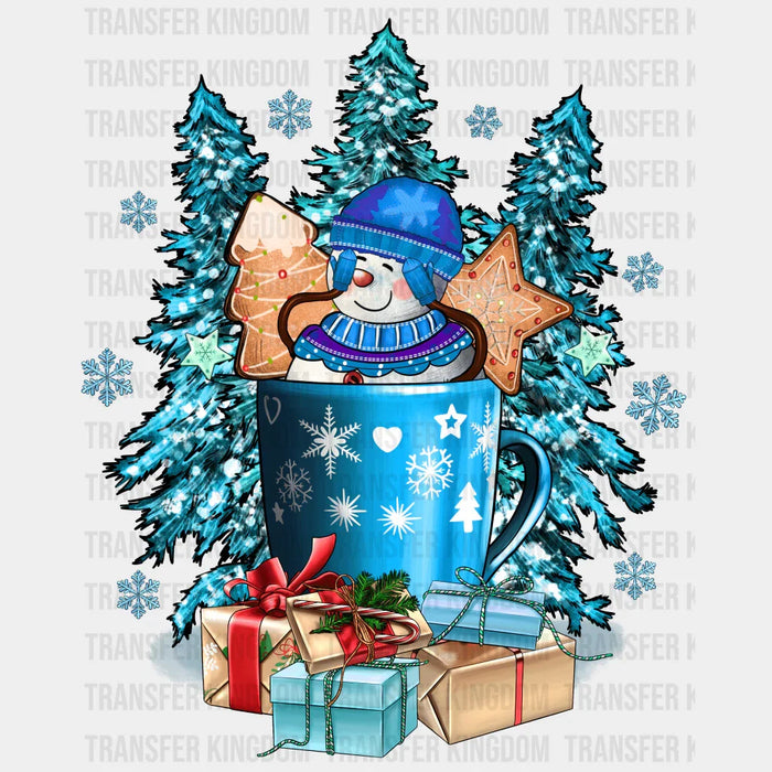 SNOWMAN TREE Christmas Design - DTF heat transfer