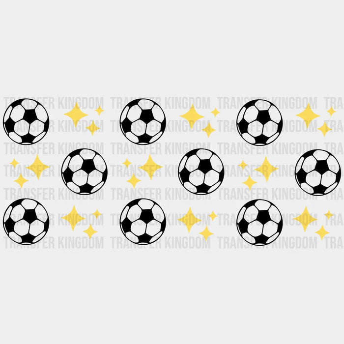 Soccer Balls UV DTF Transfer Cup Wrap UV DTF Sticker