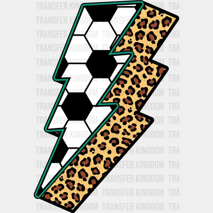 Soccer Lightning DTF Transfer