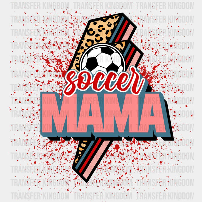 Soccer Mama Lightning Lightning Bolt Design - Soccer DTF Heat Transfer