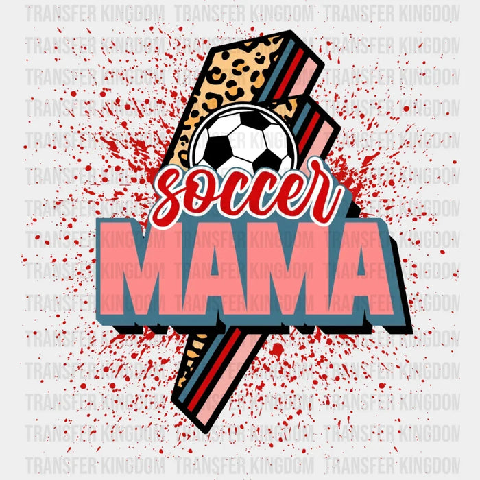 Soccer Mama Lightning DTF Transfer