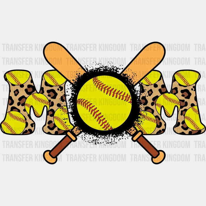 Softball Bat Mom DTF Transfer