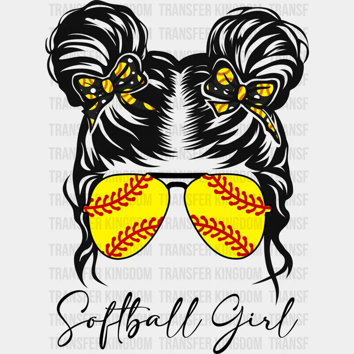 Softball Girl - Softball DTF Heat Transfer