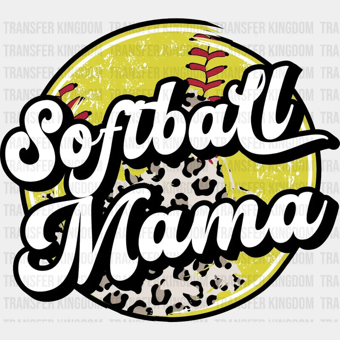 Softball Mama Ball DTF Transfer