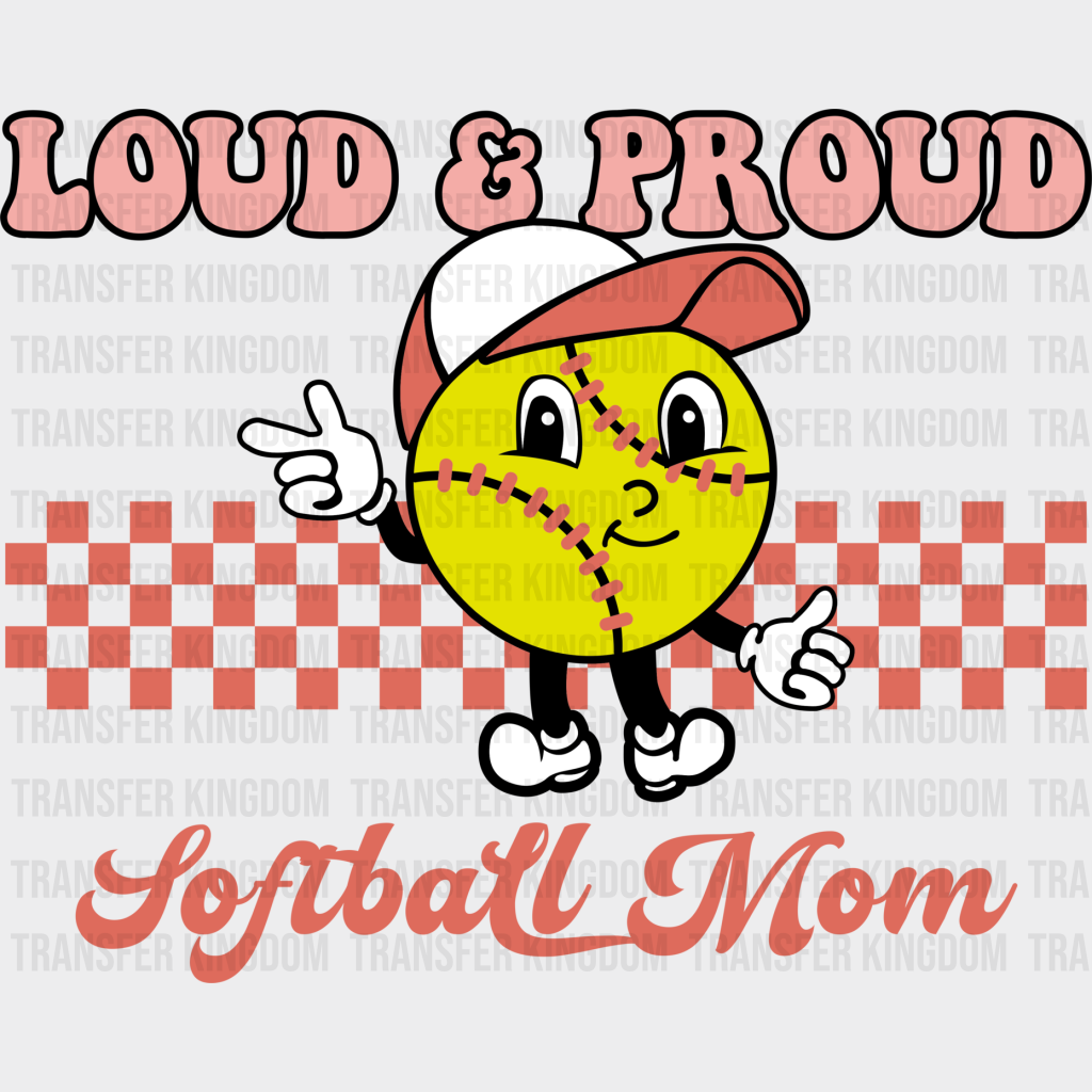 Softball Mom - Dtf Heat Transfer