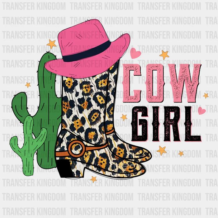SOLID COW GIRL BOOTS - DTF heat transfer
