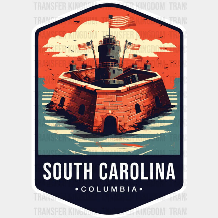 South Carolina Columbia - States & Cities DTF Transfer