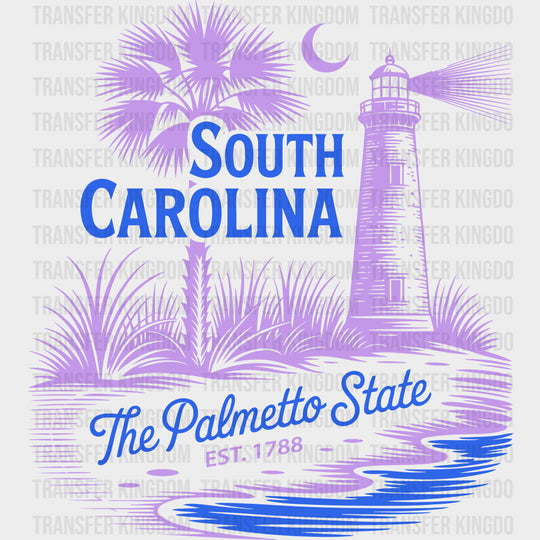 South Carolina The Palmetto State - States & Cities DTF Transfer