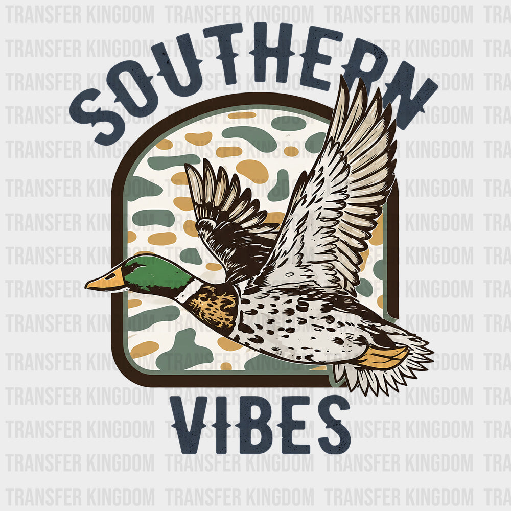 Southern Vibes - Hunting DTF Transfers - Adult Unisex - S & M (10’’) / Dark Color Design (See Imaging)