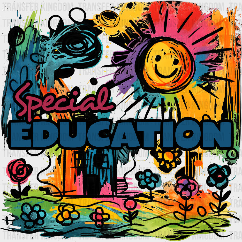 Special Education Drawing - Special ED DTF Transfers transfer-kingdom Dark Color Design (See Imaging)