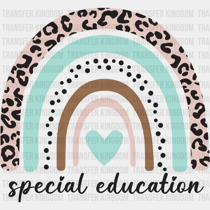 Special Education Heart Design - Special ED DTF heat transfer
