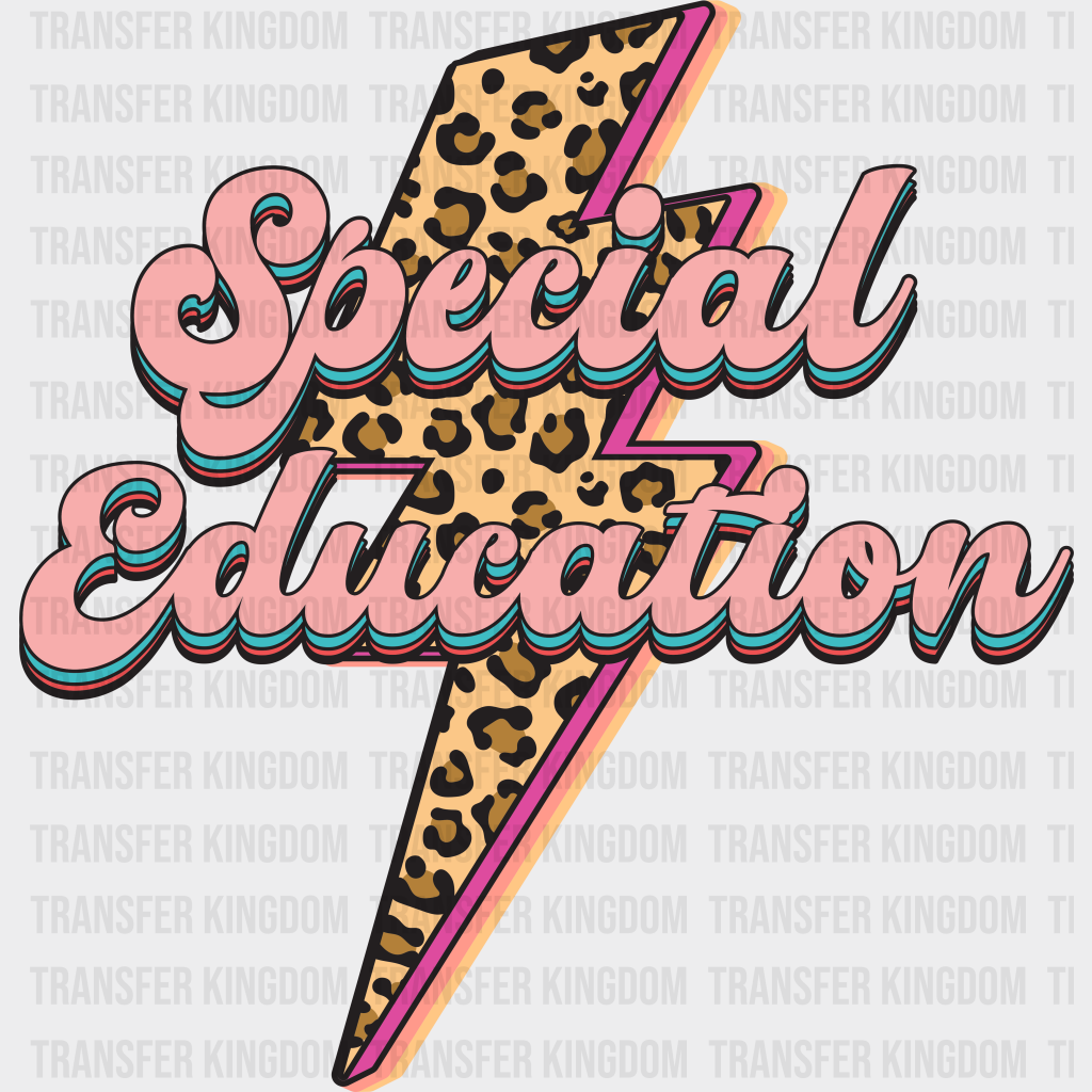 Special Education Lightning Design - Ed Dtf Heat Transfer