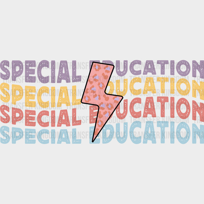 Special Education, Wavy Design - Special ED DTF Transfers