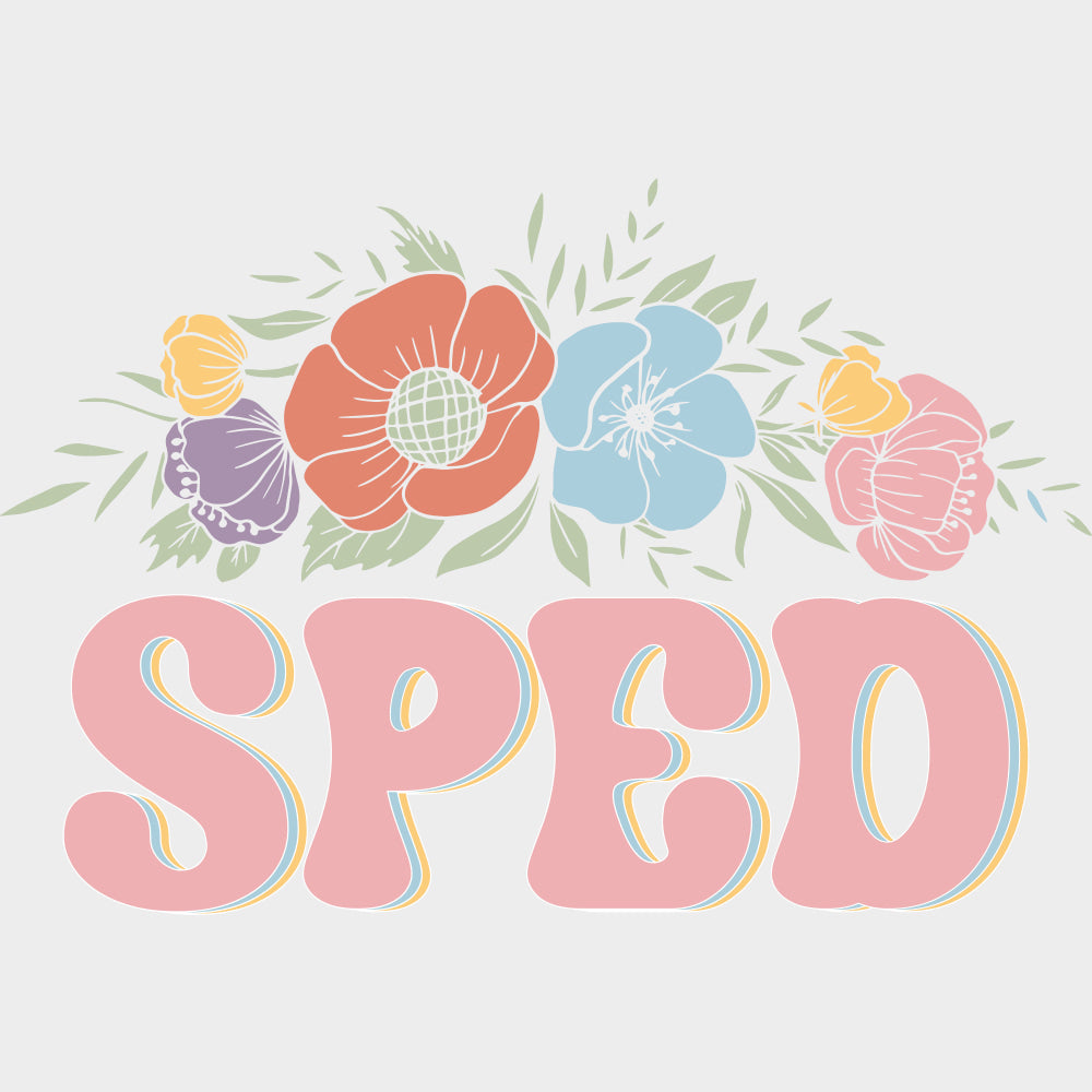 SPED - Special ED DTF Transfers transfer-kingdom Light Color Design (See Imaging)