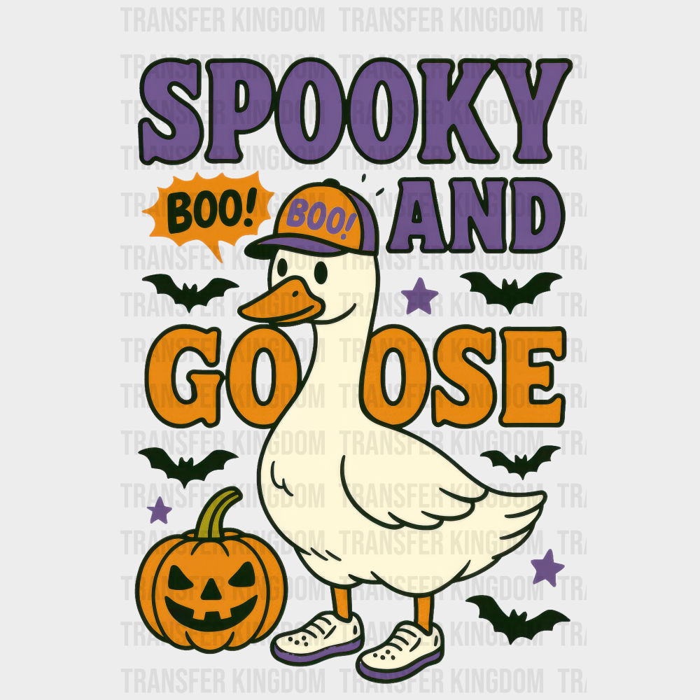 Spooky And Goose Halloween DTF Transfer