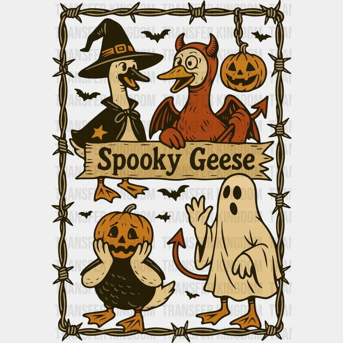 Spooky Geese - Halloween DTF Transfer