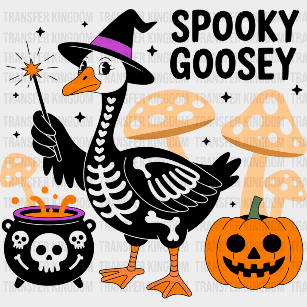Spooky Goosey Mushrooms Halloween DTF Transfer