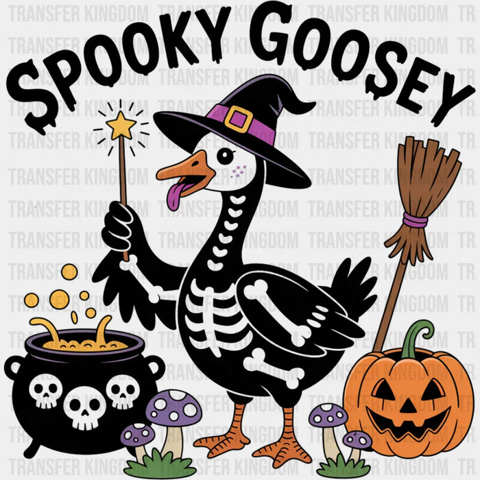 Spooky Goosey Purple Mushrooms - Halloween DTF Transfer