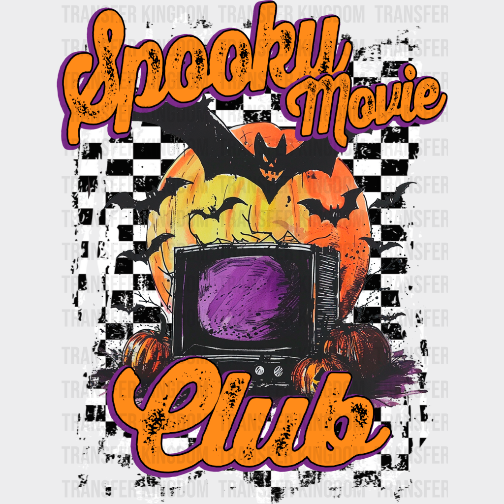 Spooky Movie Club - Halloween Dtf Heat Transfer