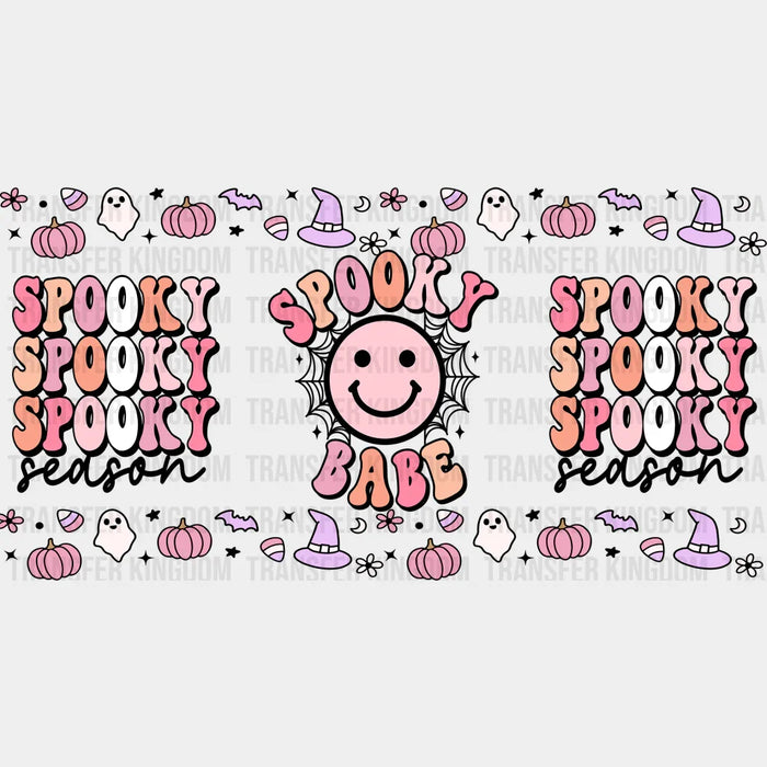 Spooky Season Spooky Babe - Halloween Cup Wrap UV Sticker Permanent UV DTF Decal
