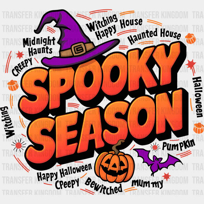 Spooky Season Witch Hat - Halloween DTF Heat Transfer