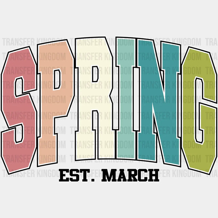Spring Est. March - Spring DTF heat transfer