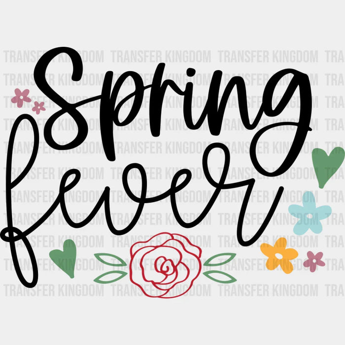 Spring Fever Rose Design - Spring DTF Transfer