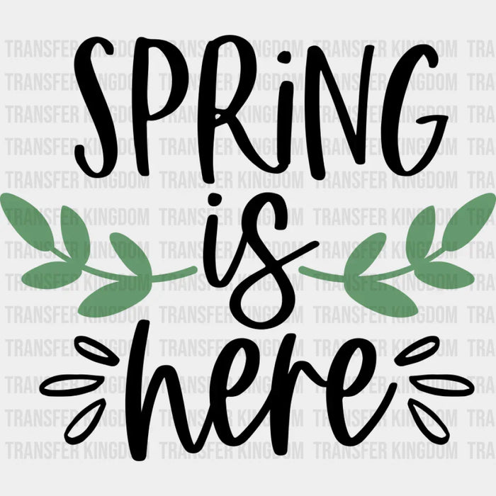 Spring Is Here - Spring DTF Transfer