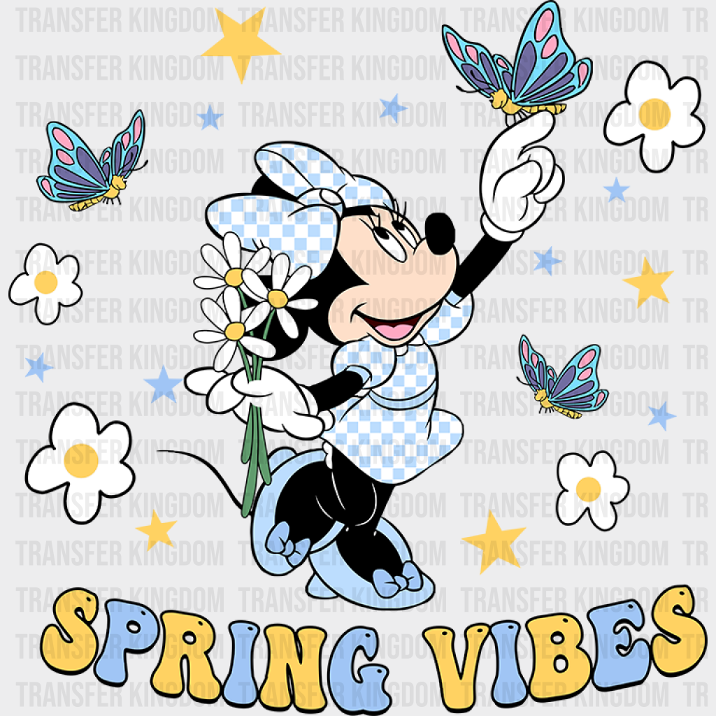 Spring Vibes Disney Dtf Transfer