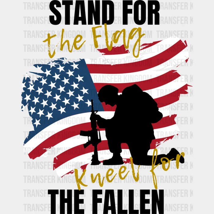 Stand For The Flag - Military DTF Heat Transfer